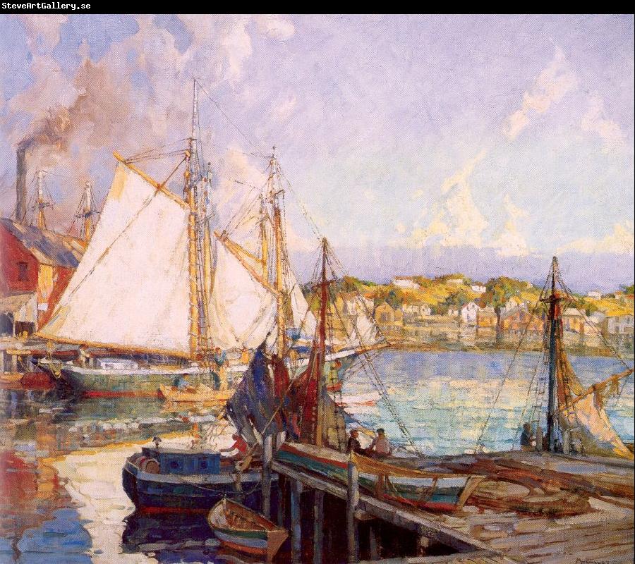 Mulhaupt, Frederick John Summer, Gloucester Harbor